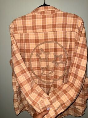 Women’s Orange Volunteers Tennessee Flannel with Embroidered Back